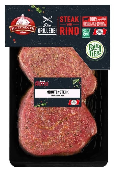 Rinds-Minutensteak Hofstädter Angebot bei Billa