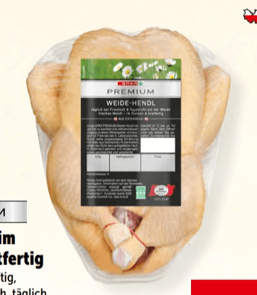 Weide-Hendl im Ganzen & bratfertig SPAR PREMIUM – Interspar