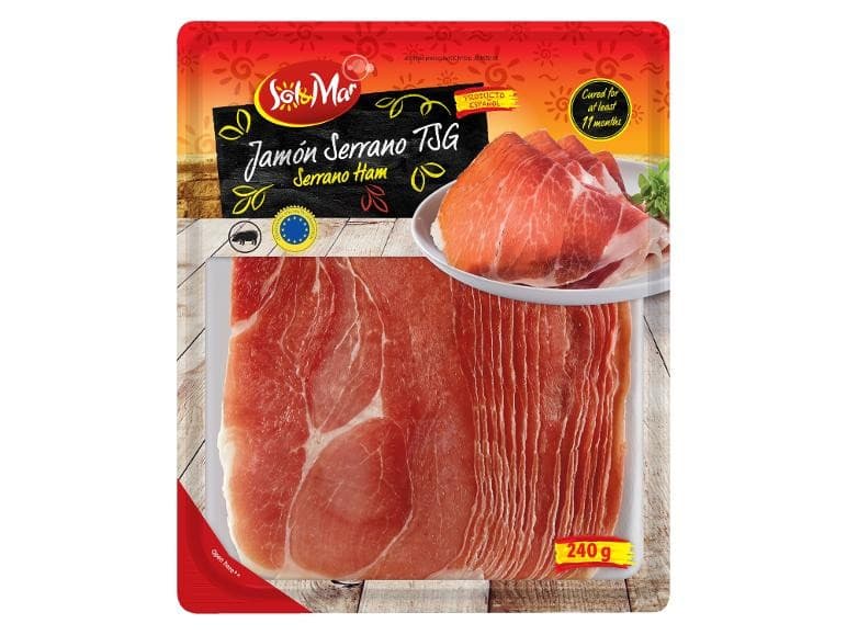 Sol&Mar Jamón Serrano, 240 g – Lidl