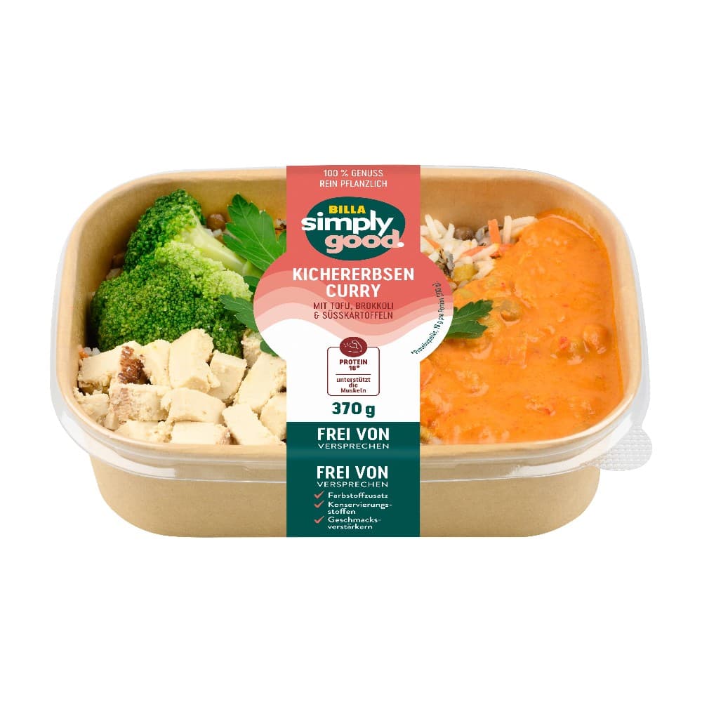 Simply Good Kichererbsen Curry 370 g Angebot bei Billa