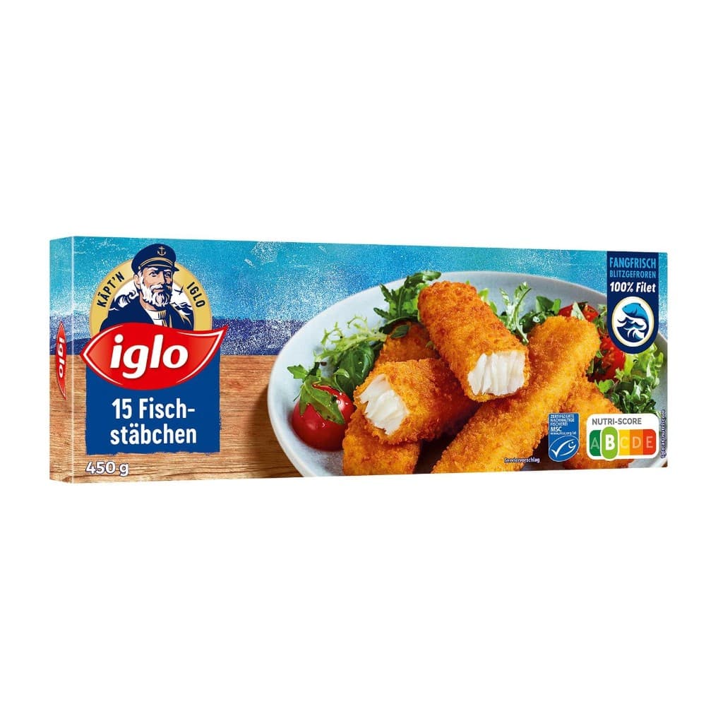 Fischstäbchen versch. Sorten, Fisch'n'Rösti, Knusper Abenteuer, Goldschatz Käse oder Polar-Dorsch in Knusperhülle 1 Pkg. Iglo Angebot bei Spar