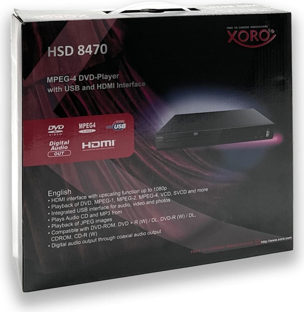 Xoro DVD-/CD-Player HSD 8470 – Norma