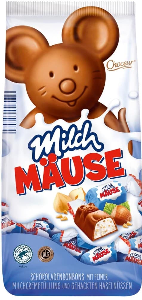 Milch-Mäuse, 210 g Choceur – Hofer