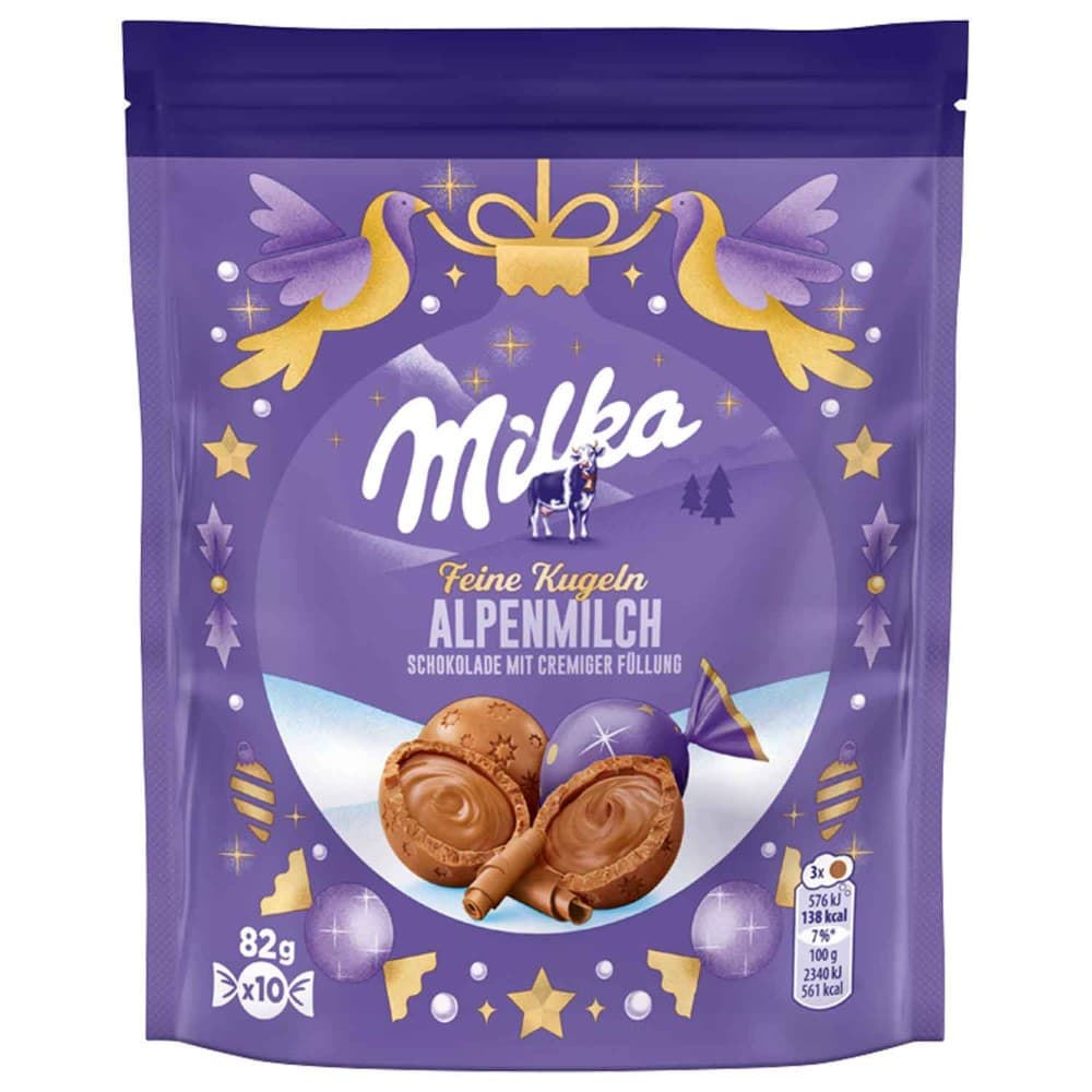 Feine Kugeln, 80 g / 82 g Milka – Norma