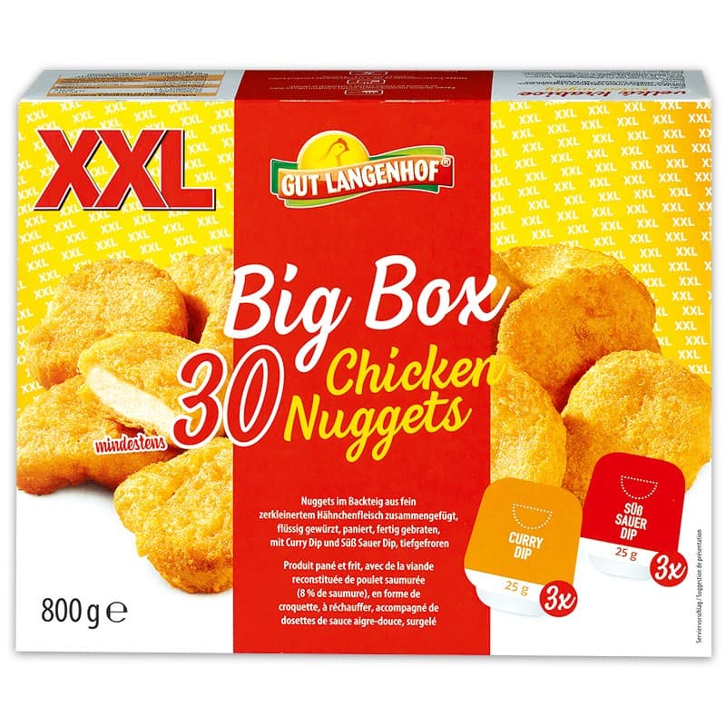 Chicken Nuggets XXL 800 g Gut Langenhof Angebot bei Norma
