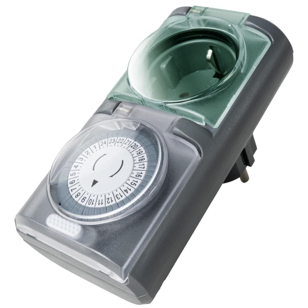 Outdoor-Steckdosen/-Zeitschaltuhr IP44 Powerfix – Norma