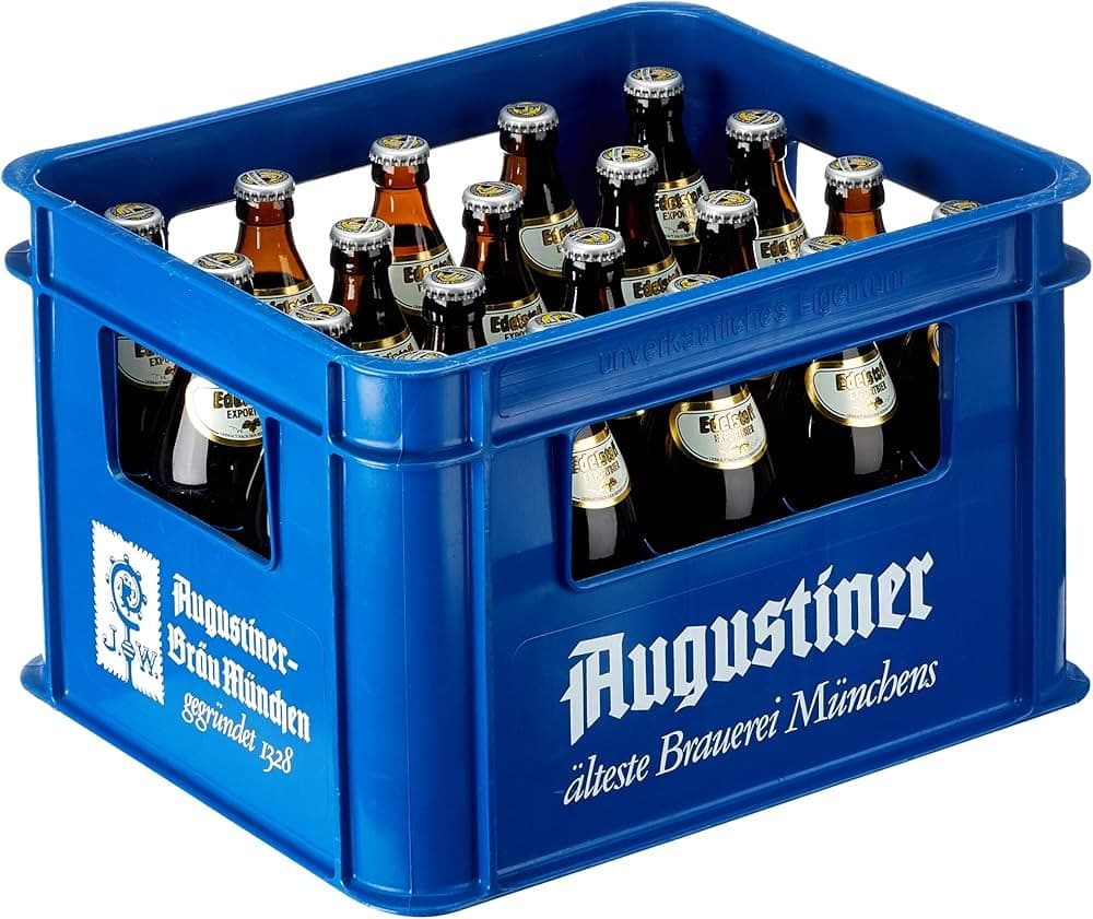 Augustiner Edelstoff, 20 x 0,5-Liter-MEHRWEG-Flasche – Interspar