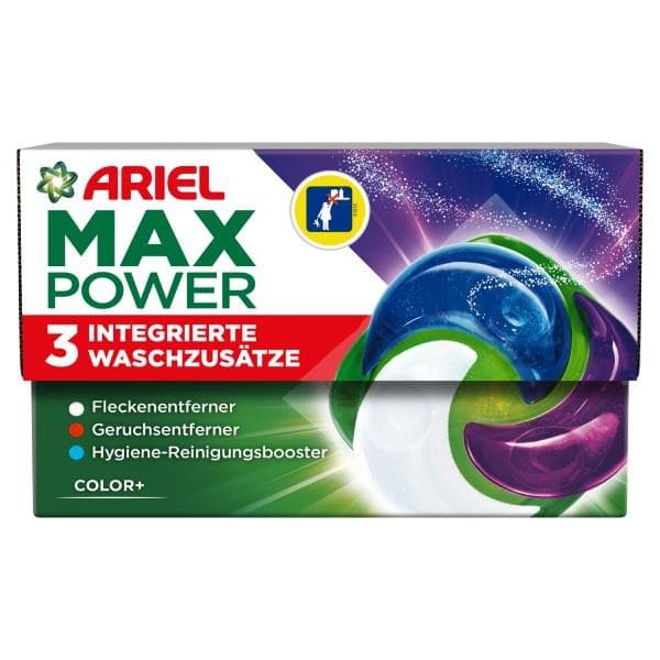 Ariel Pulver, Flüssig, All-in-1 Pods oder Max Power Pods, 72 WG / 80 WG / 60 WG / 40 WG – Eurospar