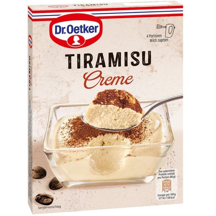 Tiramisu Creme, 70 g Dr. Oetker – Norma