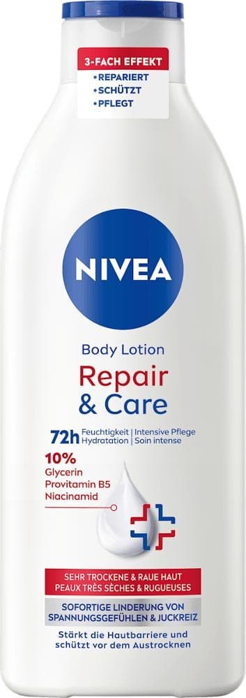 NIVEA Repair&Care Body Lotion, 400 ml – Müller