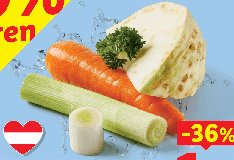 Suppengemüse, Je 500 g – Lidl