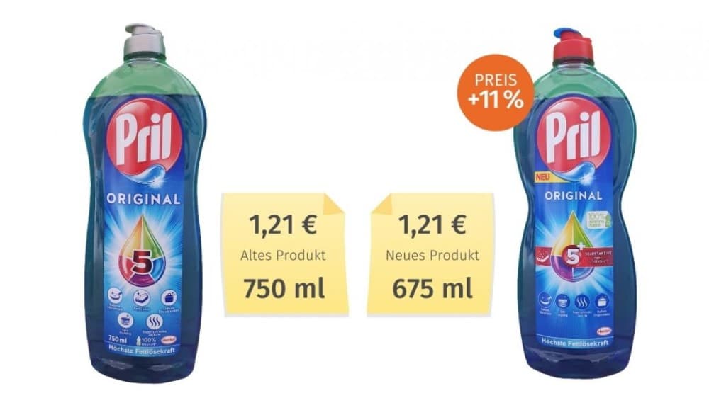 Pril Geschirrspülmittel, 450 ml oder 750 ml – Interspar