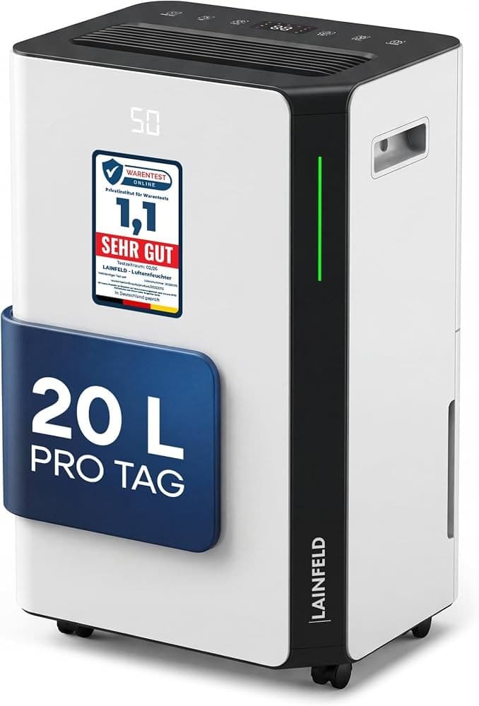 Luftentfeuchter Timerfunktion 20 Liter/Tag, 20 Liter/Tag – Zgonc