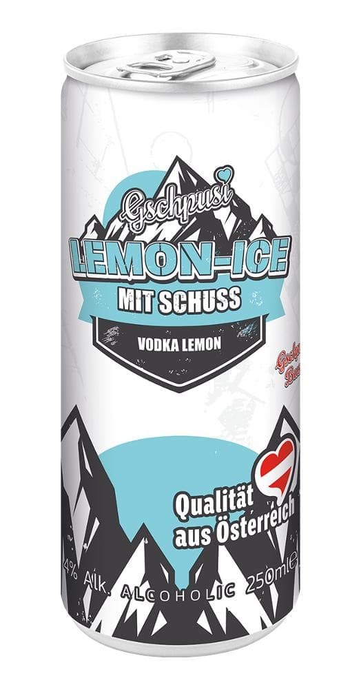Gschpusi Skiwasser, Lemon Ice oder Holunder, 0.25 l – MPREIS