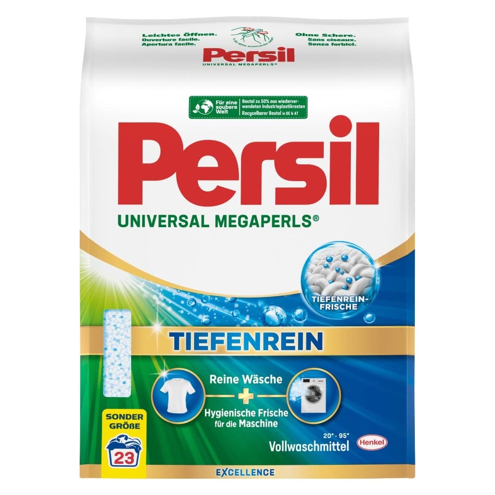 Persil Waschmittel Gel, 30 Waschgänge, Pulver 28 Waschgänge, Megaperls 23 Waschgänge, od. Discs 20-22 Waschgänge – Billa