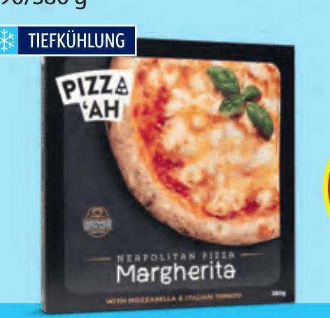 Pizz'ah Original Pizza Napoli, 390/380 g – Hofer