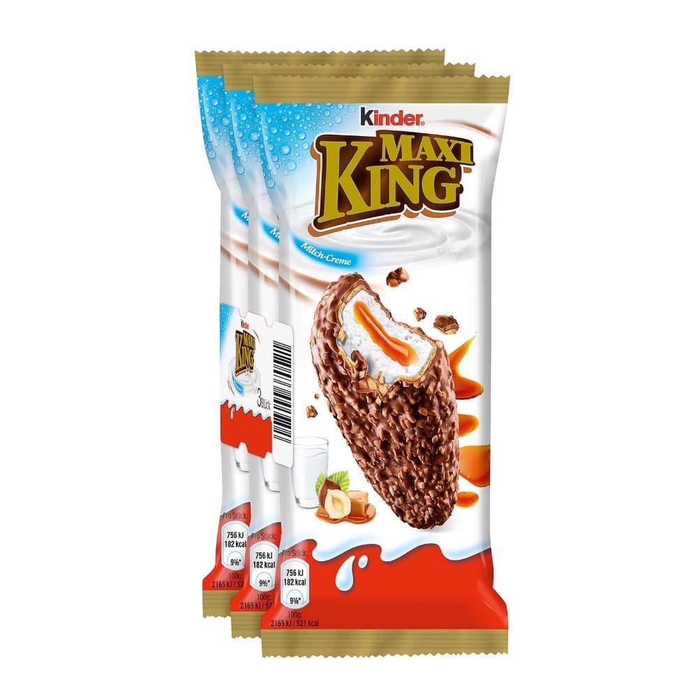 Kinder Pingu, Maxi King od. Milchschnitte 105 g/120 g/140 g Angebot bei Penny