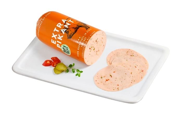Puten Extrawurst Klassik, Pikant od. »Fair zum Tier!« Extrawurst Klassik, Pikant, per 100 g – Billa