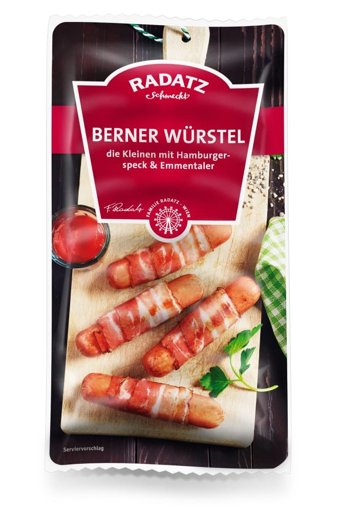 Mini-Berner-Würstel oder Mini-Käsekrainer 220 g RADATZ Angebot bei Billa Plus