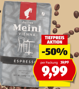 Vienna Espresso ganze Bohne
