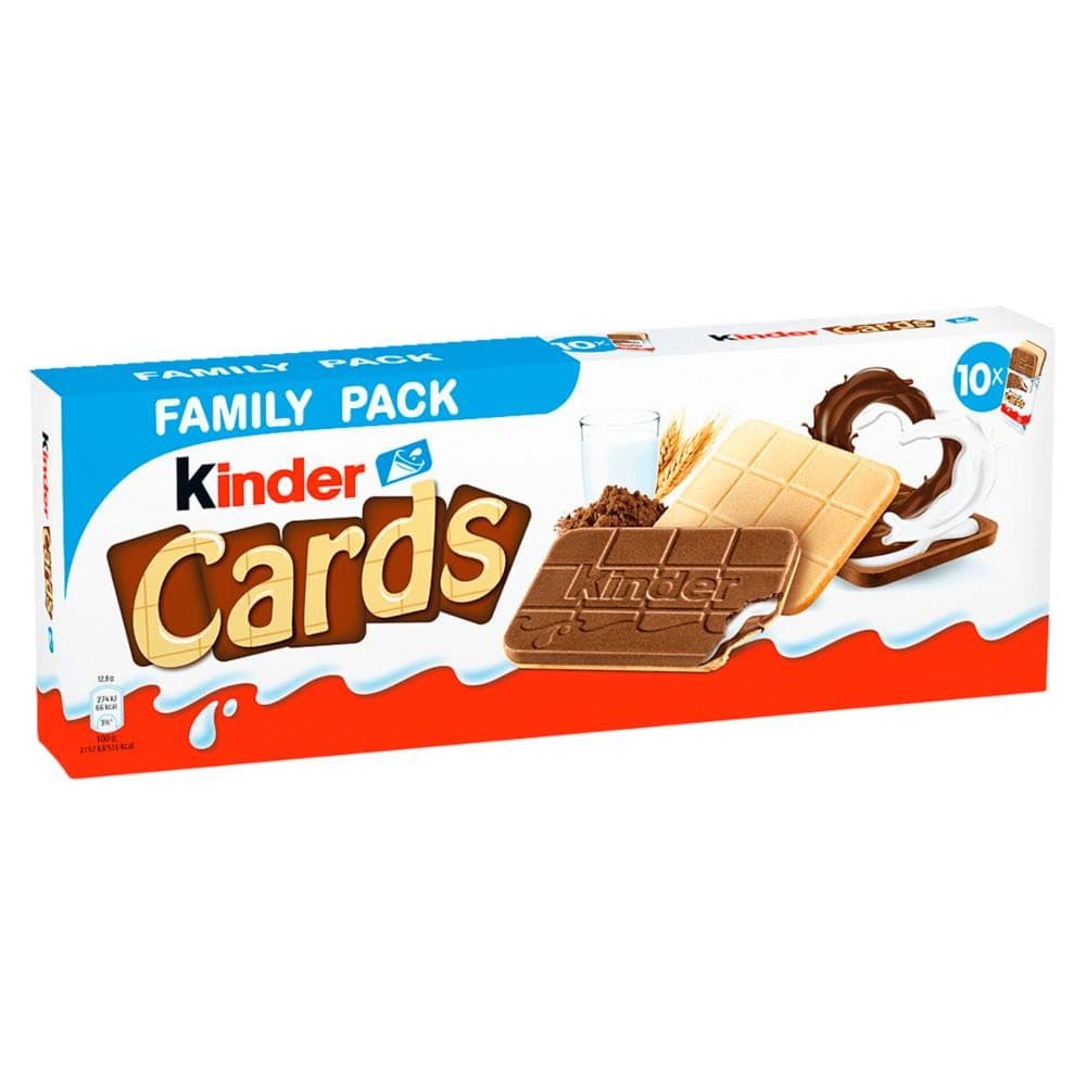 Kinder Cards, 10 Stück, je 256 g – Norma