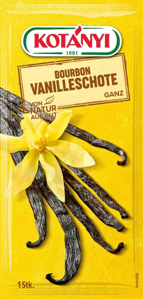Kotányi Bourbon Vanille Schote, 1 Stück – Adeg