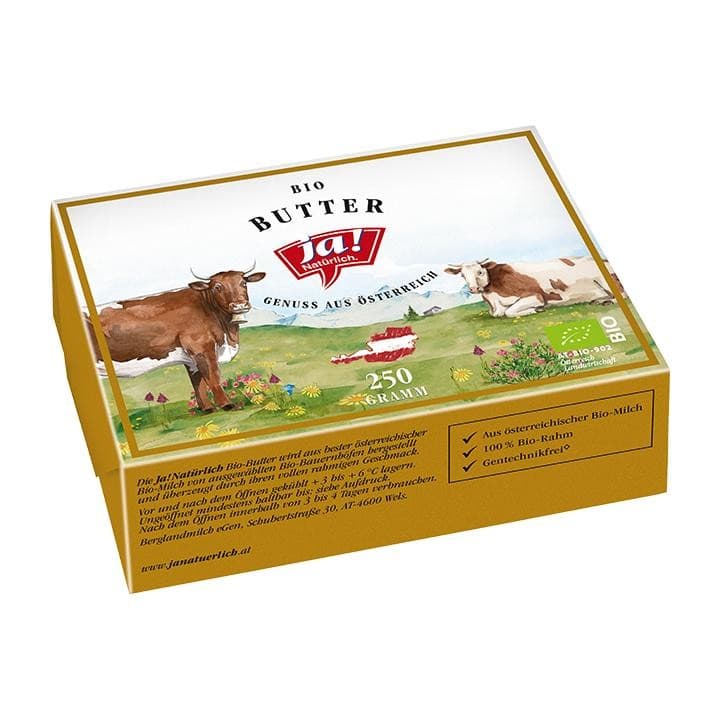 ja! Natürlich Bio Butter, 250 g – Adeg