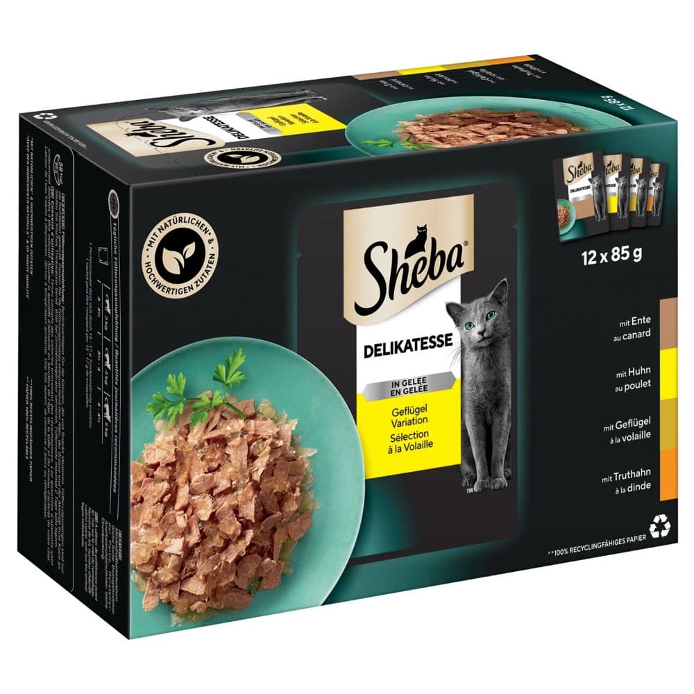 Sheba Katzennassfutter, 12 x 85 g – Dm