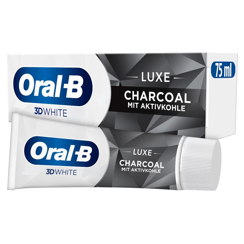 Oral-B Zahnpasta 3D White Luxe Charcoal oder White Luxe Perfection, 75 ml – Interspar