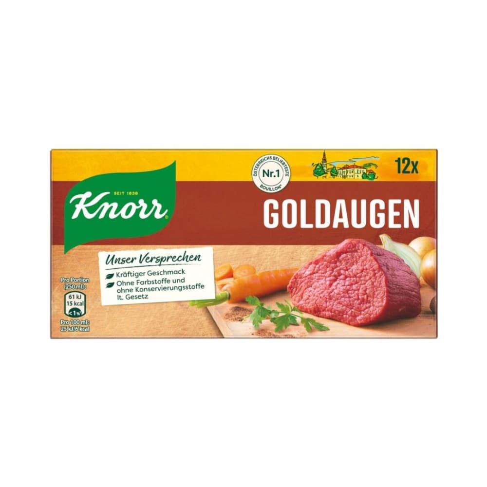 Knorr Goldaugen Rindfleisch-, Gemüsesuppe oder Klare Suppe 12x Angebot bei Spar