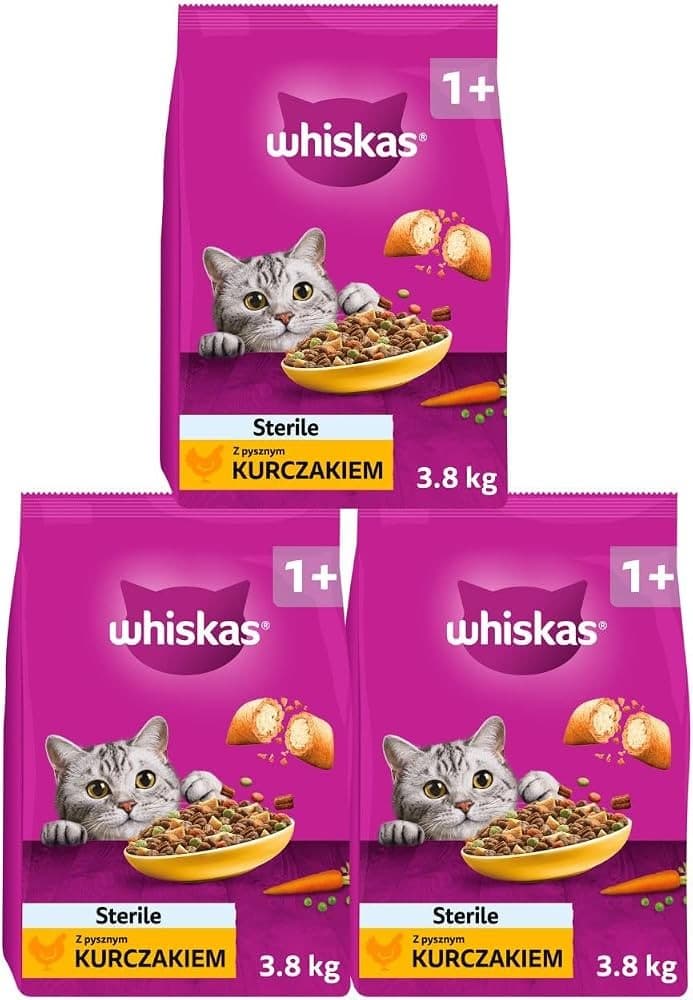 WHISKAS Katzennahrung, 3,8 kg – Lagerhaus