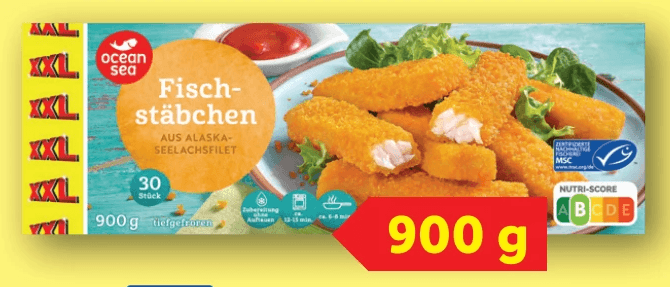 Ocean Sea Fischstäbchen 900 g Angebot bei Lidl