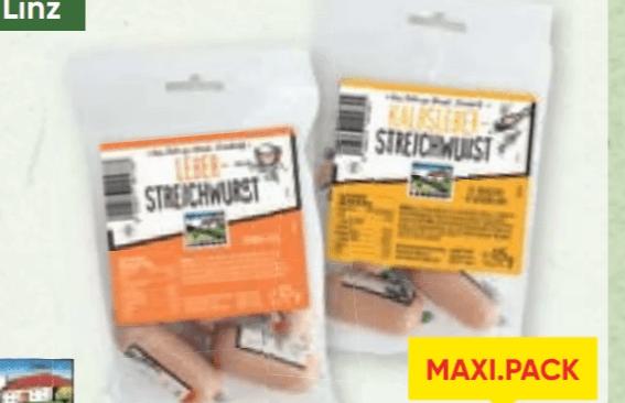 Leberstreichwurst Bits, 5x 25 g Landhof – Maximarkt