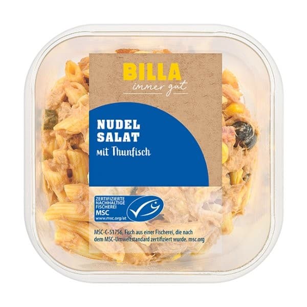 BILLA immer gut Salat mit Thunfisch, 100 g – Billa