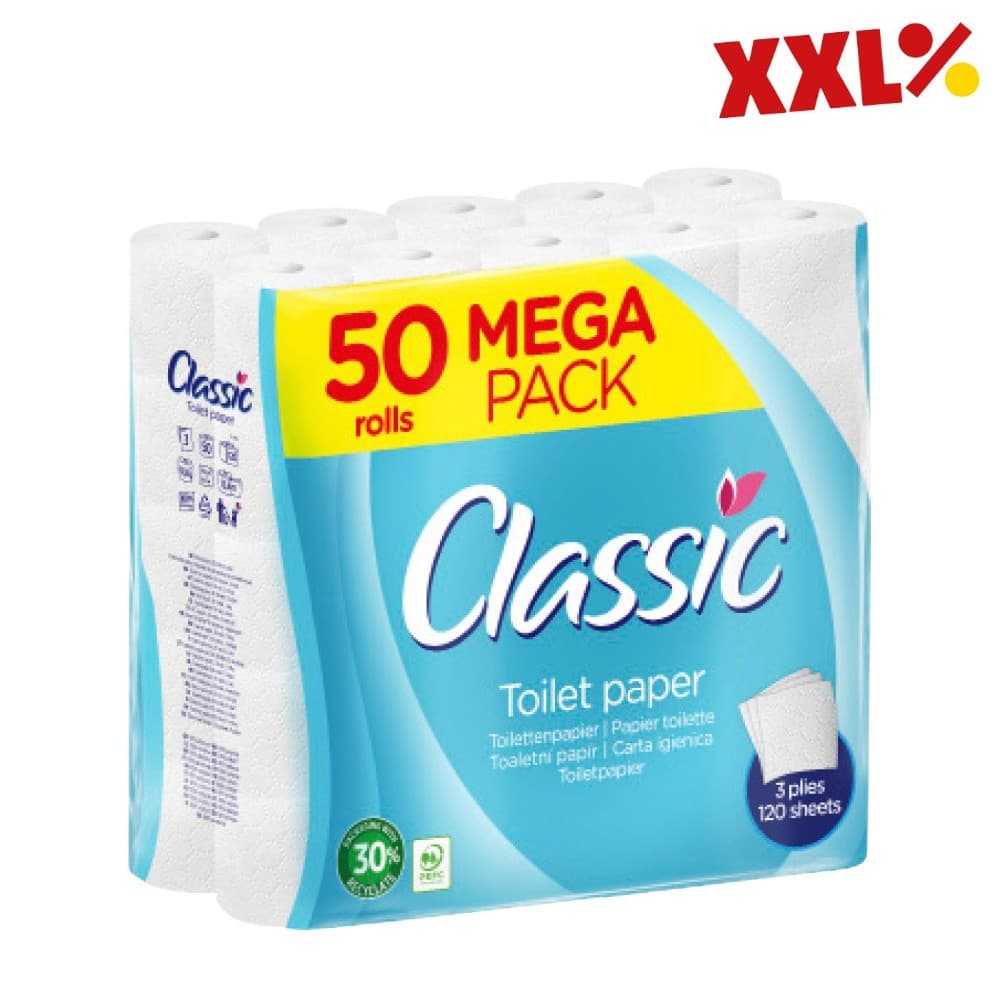 Toilettenpapier 50x120 Blatt Classic Angebot bei Norma