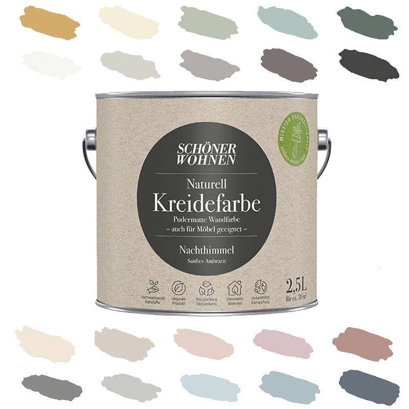 Schöner Wohnen Naturell Kreidefarben, 2,5 l – Bauhaus
