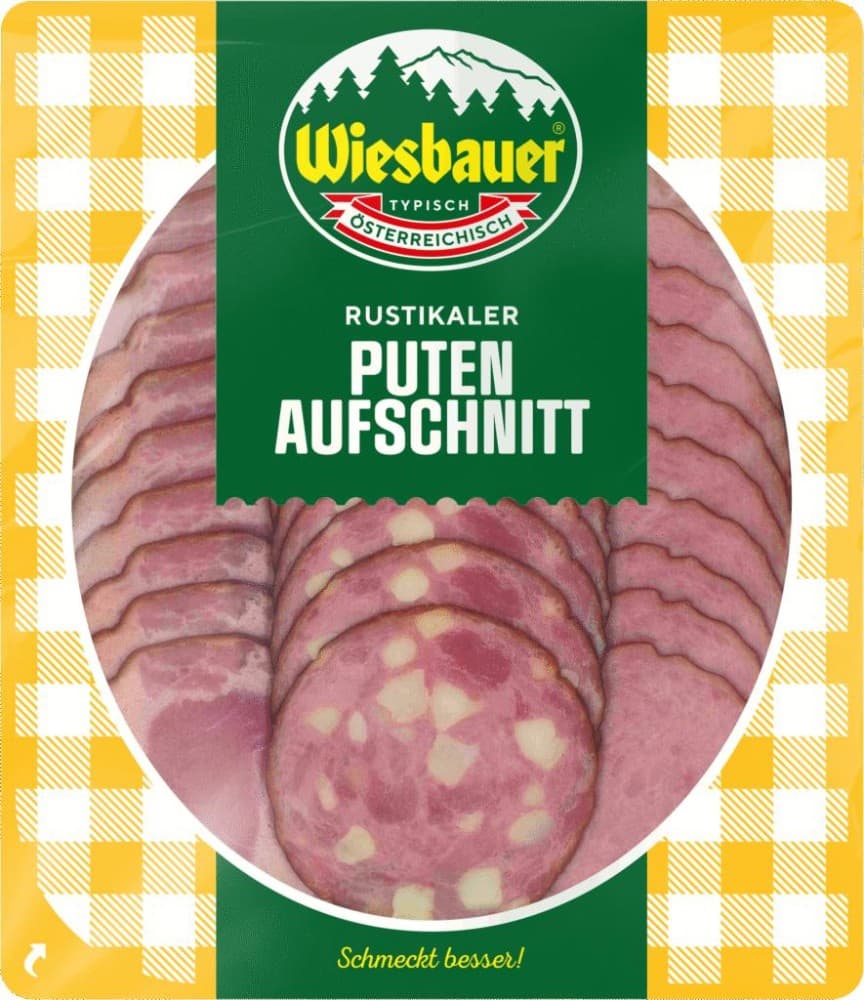 Wiesbauer Spezialitäten- od. rustikaler Putenaufschnitt 80 g/100 g Angebot bei Penny