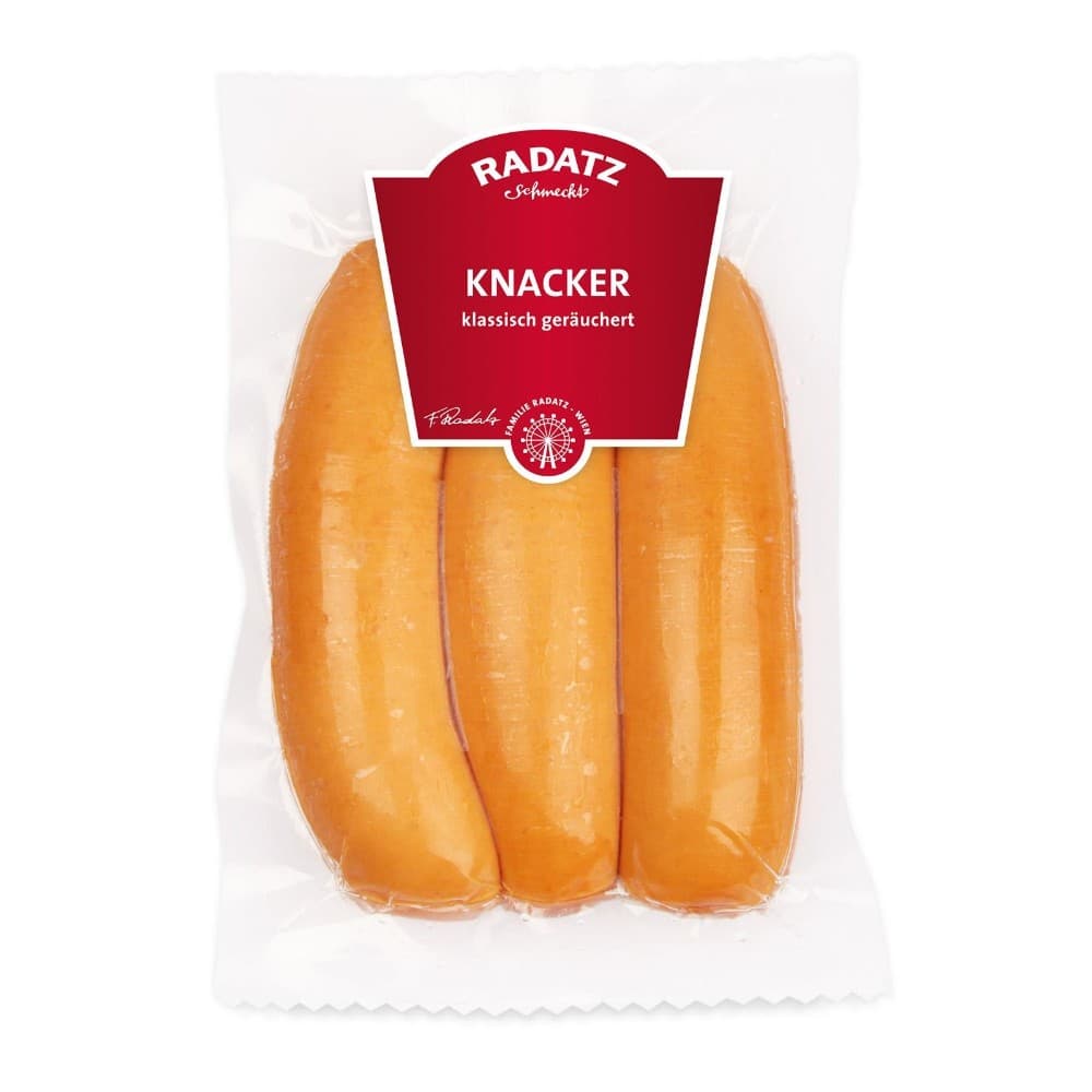 Radatz Knacker 700 g Packung Angebot bei Billa Plus