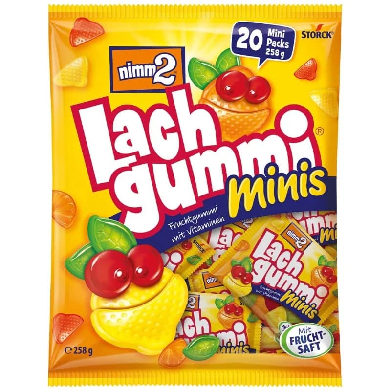 nimm2 Lachgummi Minis, 258 g – Norma