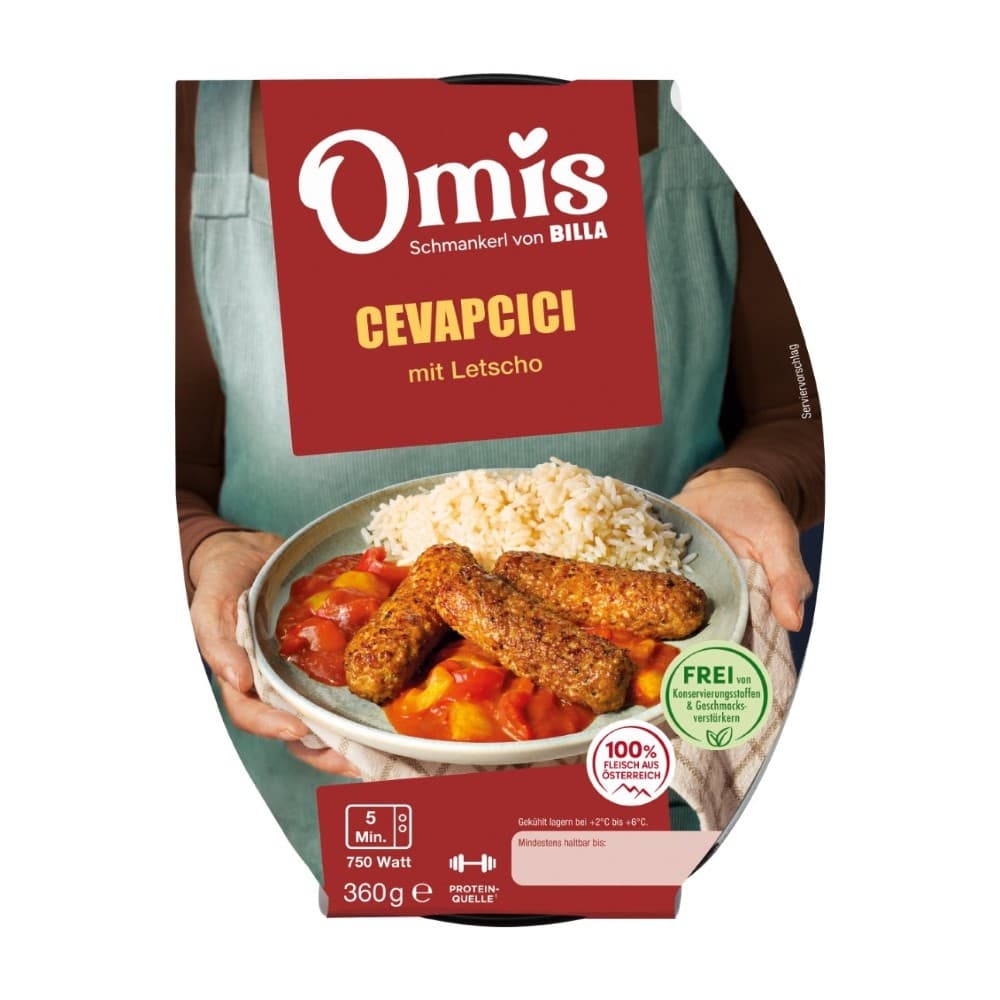 Omis Cevapcici mit Letscho, 360 g – Billa Plus