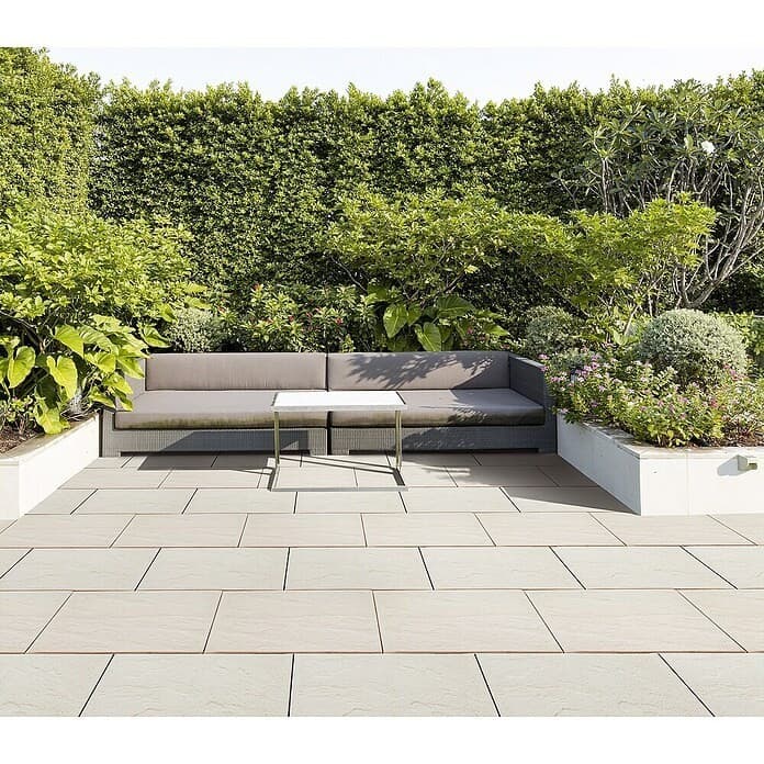 Terrassenplatte TORINO SCHIEFER, 60 x 40 x 3,8 cm – Bauhaus