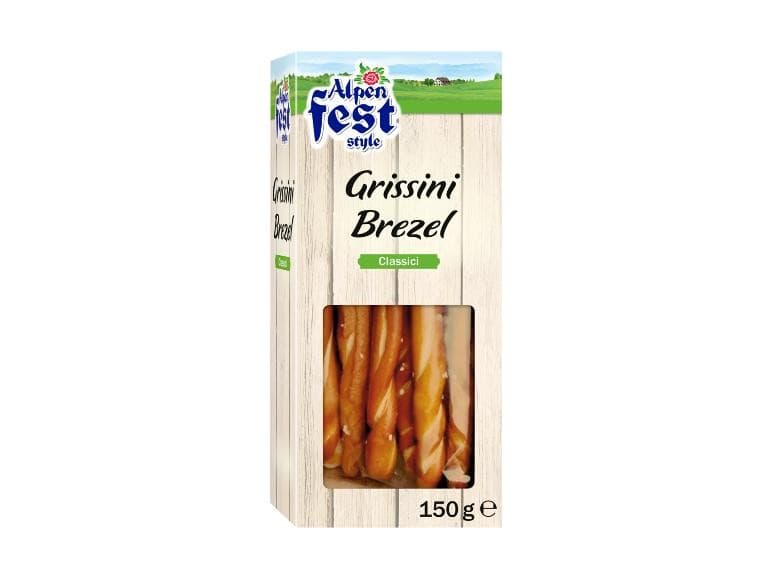 Alpenfeststyle Grissini Brezel, 150 g – Lidl