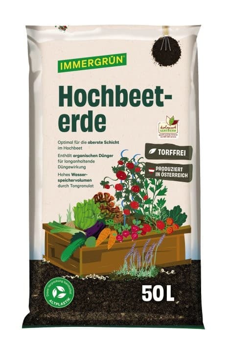 IMMERGRÜN Hochbeeterde Torffrei 50 l Angebot bei Lagerhaus