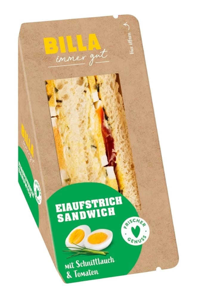 BILLA immer gut Sandwich Ei-Schnittlauch, 170 g – Billa Plus