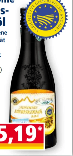 St. Alpine Kürbis-Kernöl je 250 ml Angebot bei Norma
