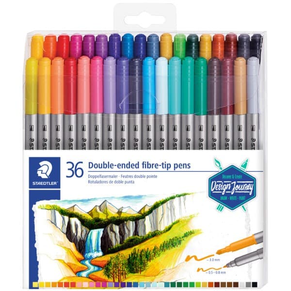 Staedtler Fasermaler, 36er Etui – Müller