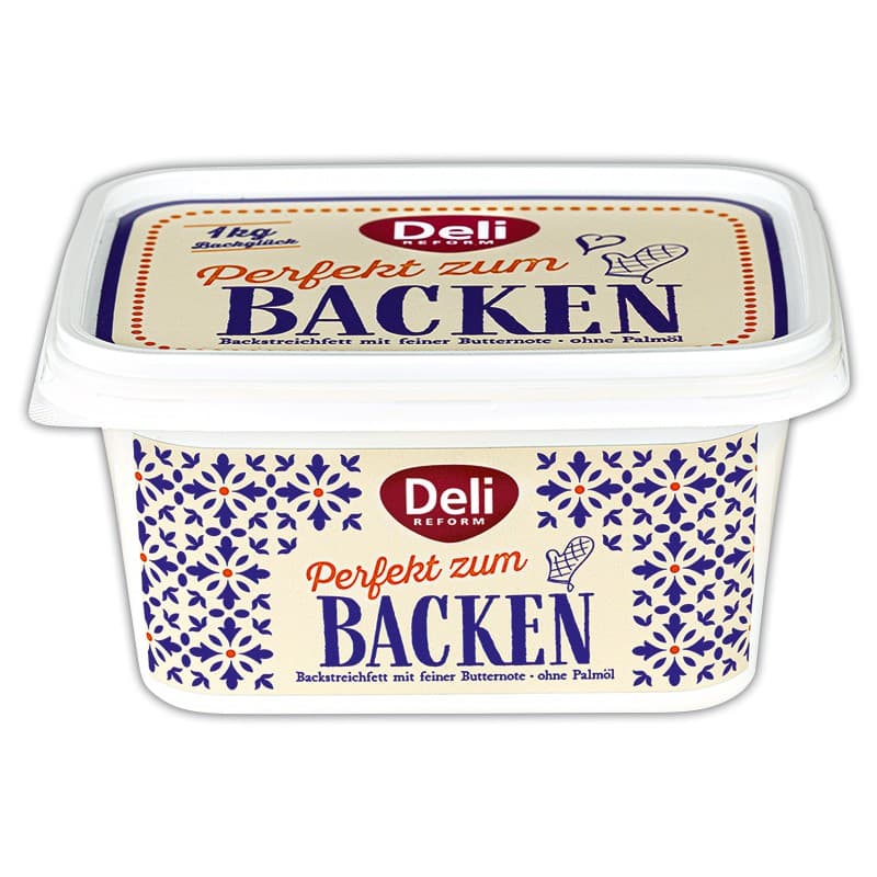 Deli Reform Backstreichfett XL, 1 kg – Norma