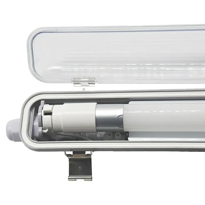 Feuchtraum-Lichtleiste mit Durchverdrahtung 128,4 cm 128,4 cm Angebot bei Bauhaus
