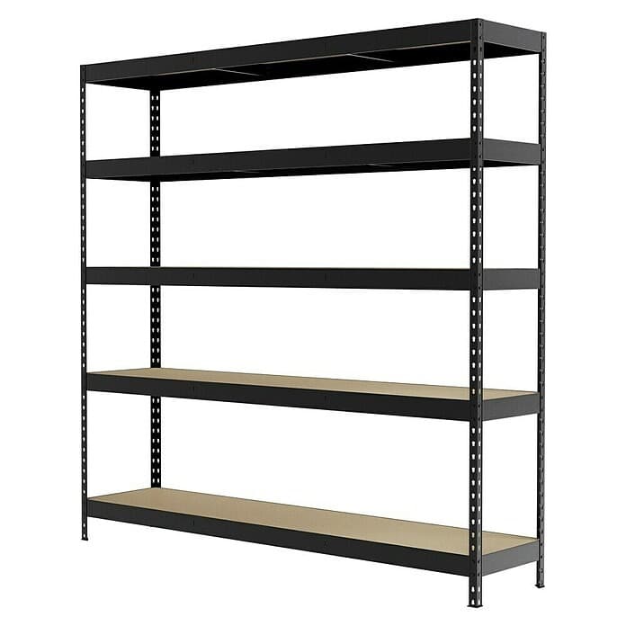 Steck-Schwerlastregal, H x B x T: 180 x 160 x 40 cm, 250 kg – Bauhaus