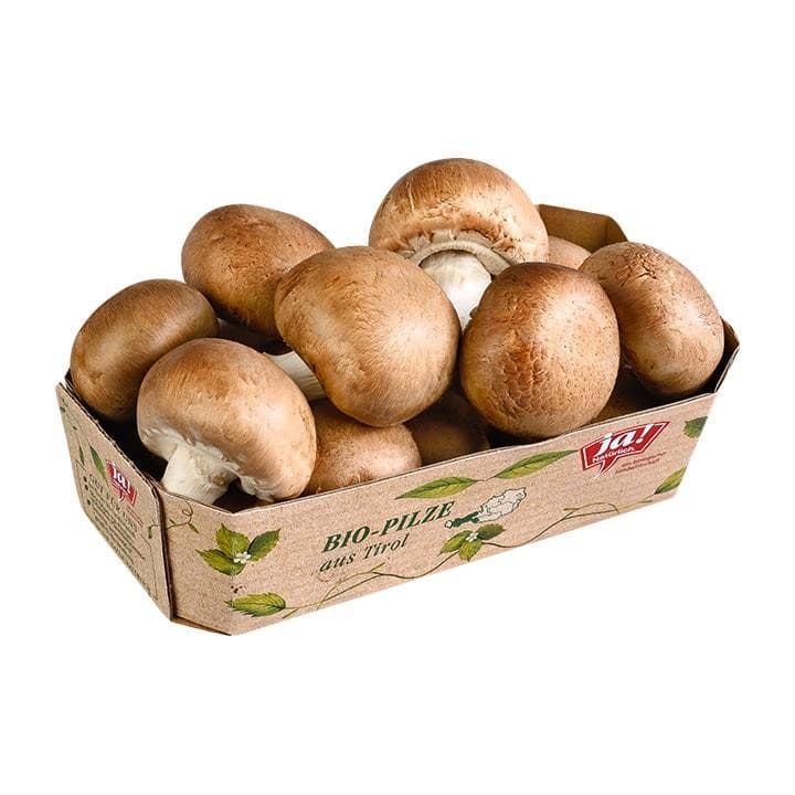 Ja! Natürlich Tiroler Bio-Cremechampignons, 200 g Packung – Billa Plus